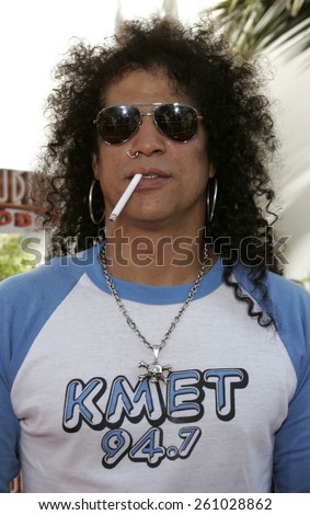Slash at the Los Angeles premiere of \