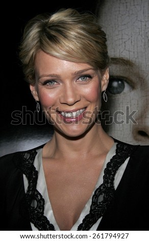 HOLLYWOOD, CALIFORNIA. April 20, 2006. Laurie Holden attends the World Premiere of \