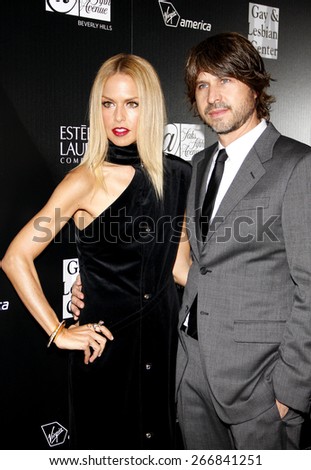 Rachel Zoe and Rodger Berman at the Los Angeles Gay And Lesbian Center Homeless Youth Services Benefit held at the Sunset Tower in West Hollywood on January 23, 2012.