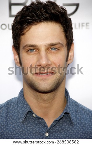 Justin Bartha at the Los Angeles premiere of \