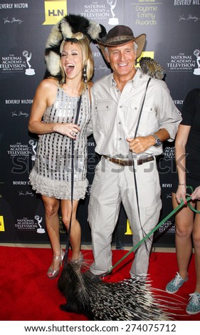 Deborah Gibson and Jack Hanna at the 39th Annual Daytime Emmy Awards held at the Beverly Hilton Hotel in Beverly Hills on June 23, 2012.