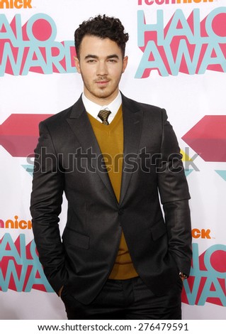 Kevin Jonas at the 5th Annual TeenNick HALO Awards held at the Hollywood Palladium in Los Angeles on November 17, 2013 in Los Angeles, California.