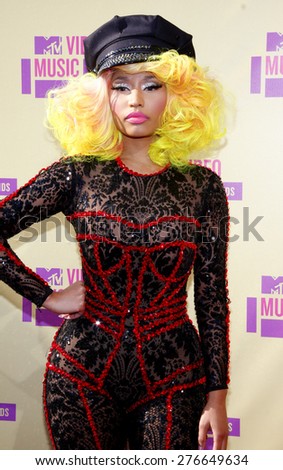 Nicki Minaj at the 2012 MTV Video Music Awards held at the Staples Center in Los Angeles, United States on September 6, 2012.