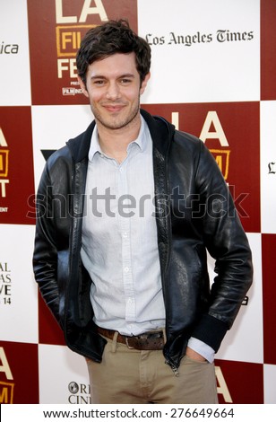 Adam Brody at the 2012 LA Film Fest Premiere of\' Seeking A Friend For The End Of The World\' held at the Regal Cinemas L.A. Live in Los Angeles on June 18, 2012.
