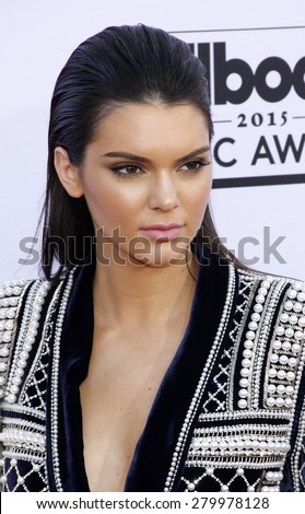 Kendall Jenner at the 2015 Billboard Music Awards held at the MGM Garden Arena in Las Vegas, USA on May 17, 2015.