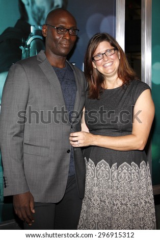 Lance Reddick at the Los Angeles premiere of \