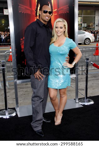 Hank Baskett and Kendra Wilkinson at the Los Angeles premiere of \'A Nightmare On Elm Street\' held at the Grauman\'s Chinese Theatre in Hollywood on April 27, 2010.