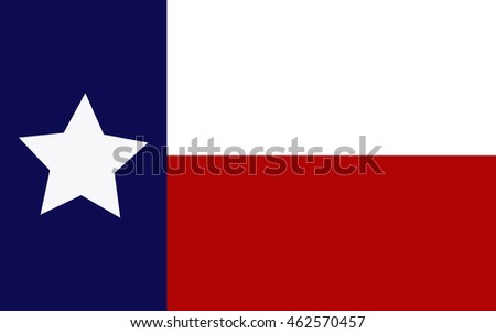 Texas Flag Stock Vector 462570457 : Shutterstock