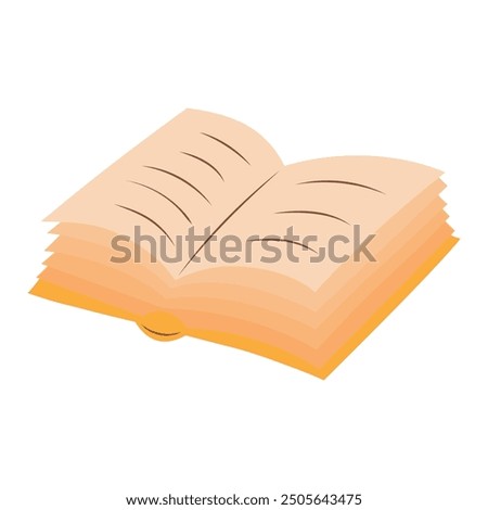 Similar – Image, Stock Photo Colourful thick open books stand on a wooden background