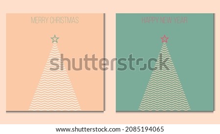 Similar – Image, Stock Photo Christmas tree in wave form