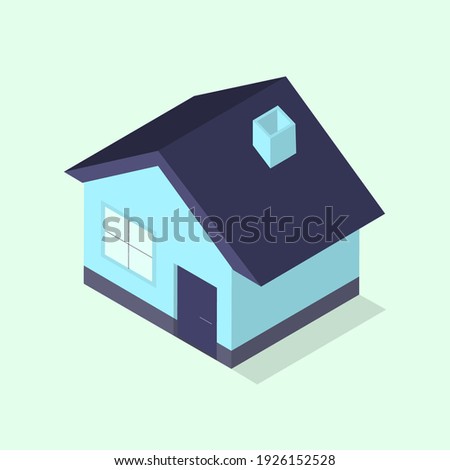Similar – Image, Stock Photo turquoise doors with shadow