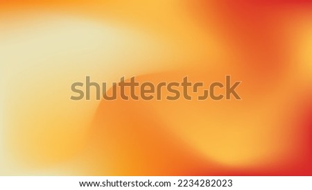 abstract blurred gradient mesh tools coffee or tea color red orange and light background illustration
