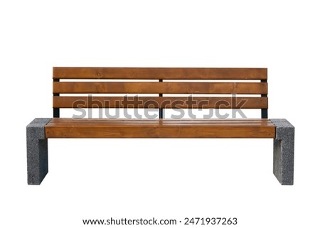 Similar – Image, Stock Photo Wooden bench with view