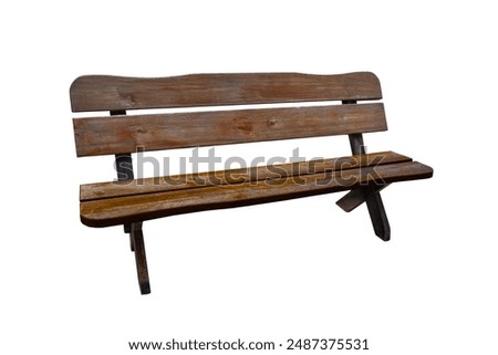 Similar – Image, Stock Photo Wooden bench with view