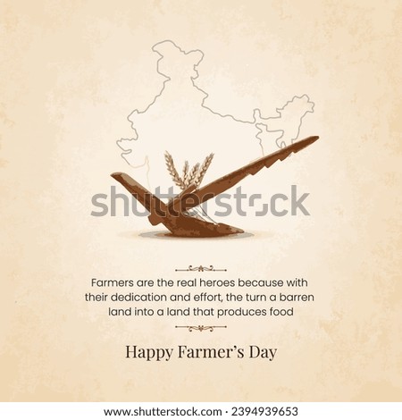 Happy Farmers Day, Happy Kisan Diwas, 23th December