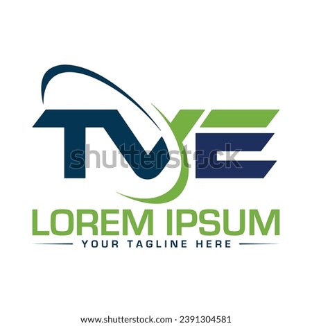 TVE Letter Logo Design Creative and Professional logo Design