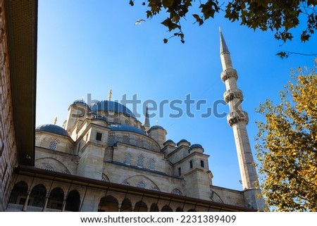 Similar – Foto Bild Yeni Cami am Goldenen Horn in Istanbul im Morgennebel