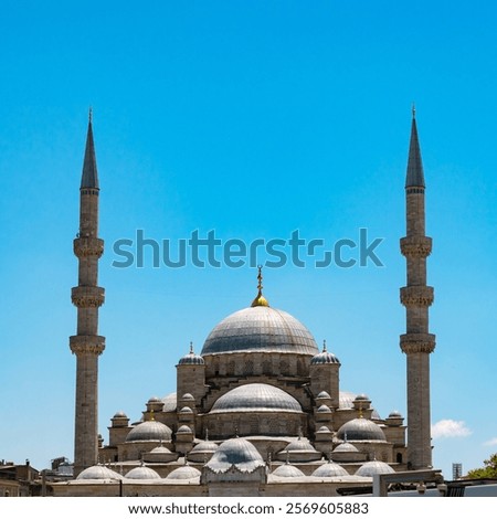 Similar – Foto Bild Yeni Cami am Goldenen Horn in Istanbul im Morgennebel