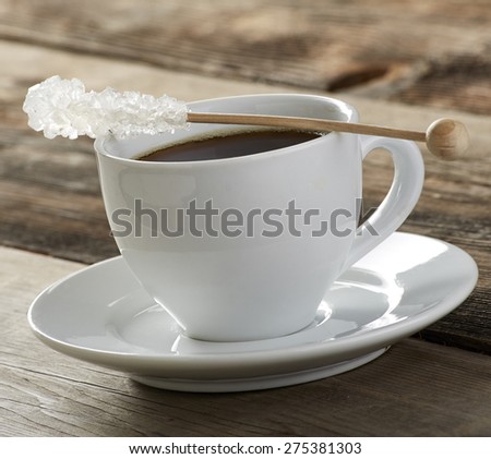 coffee with rock candy