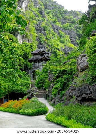 Similar – Image, Stock Photo Lake Tuyet Tinh Coc near Ninh Binh, Vietnam