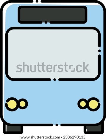 bus version off icon Cute illustration of an interrupted line.