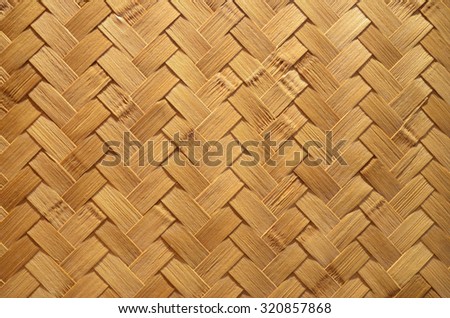 Digital oil painting of interwoven pattern of bamboo chips.
