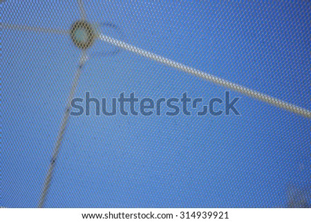 Satellite dish sky sun blue sky communication technology network image background for design