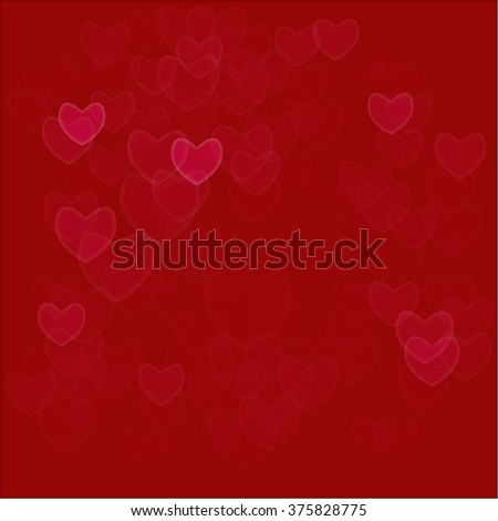 Vector Illustration Of A Valentines Day Card - 375828775 : Shutterstock