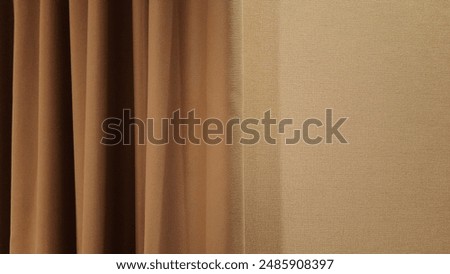 Similar – Image, Stock Photo Brown curtains of a theater as background.