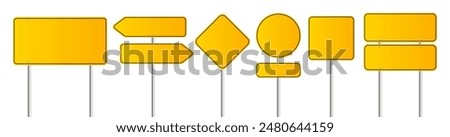 Similar – Image, Stock Photo arrow road sign on the street in the city