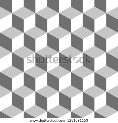 Colored cube pattern. Endless cubic background. Cube pattern. Cube vector. Cube background. Abstract vector. Abstract background. Modern pattern. Geometric cubes background for your design. Design. 