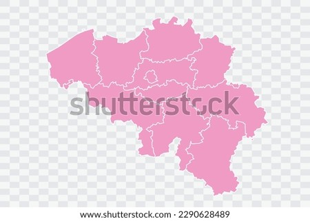 Belgium Map pink Color Background quality files png