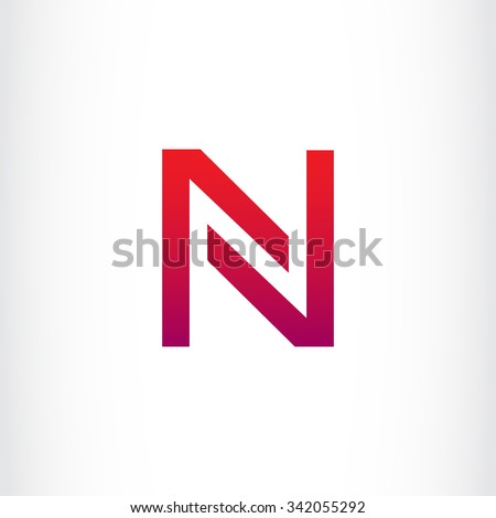 Letter N logo Stock fotó © 