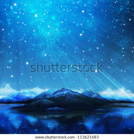 northern lights ,aurora borealis ,dramatic landscape