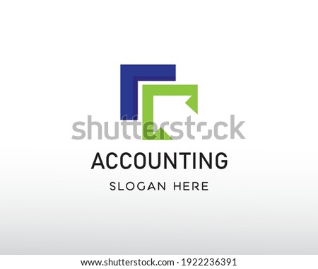 accounting logo creative logo simple symbol logo arrow