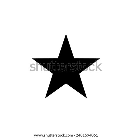 Star icon logo design. rating sign and symbol. favourite star icon
