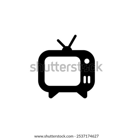 Tv icon logo design. television sign and symbol