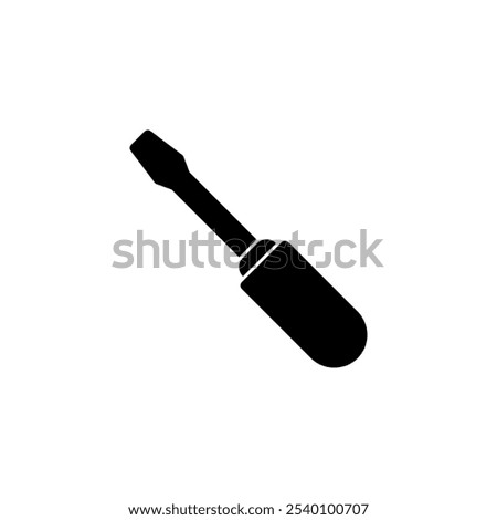 Screwdriver icon logo design. tools sign and symbol