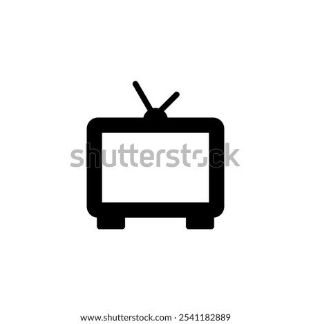 Tv icon logo design. television sign and symbol