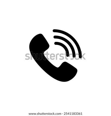 Call icon logo design. telephone sign and symbol. phone icon. contact us 