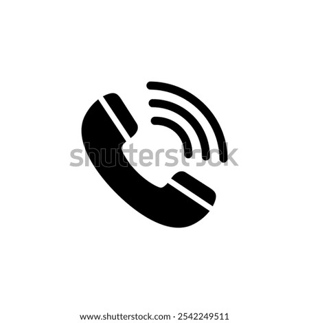 Call icon logo design. telephone sign and symbol. phone icon. contact us 