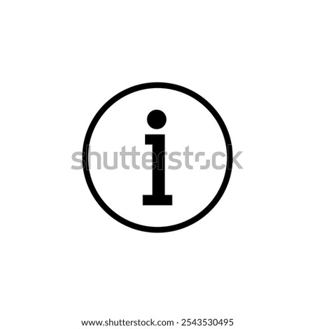 Information sign icon logo design. about us sign and symbol. question mark icon