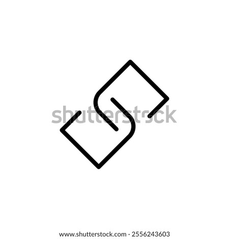 Link icon logo design. Hyperlink chain sign and symbol