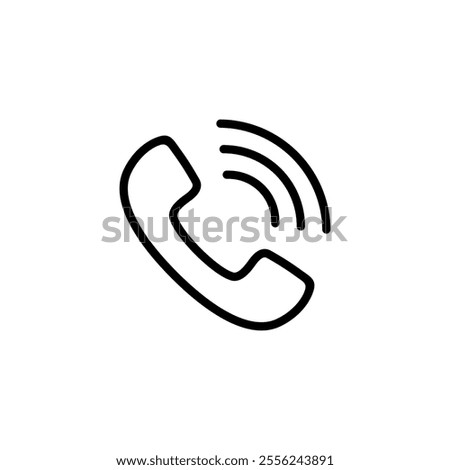 Call icon logo design. telephone sign and symbol. phone icon. contact us 