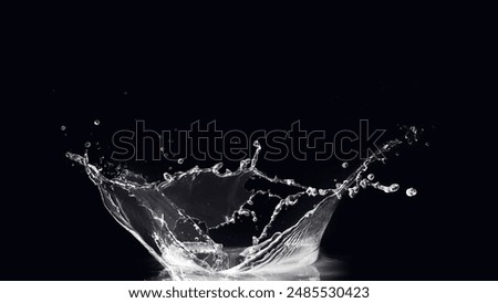 Similar – Image, Stock Photo Raindrops splashing on the table