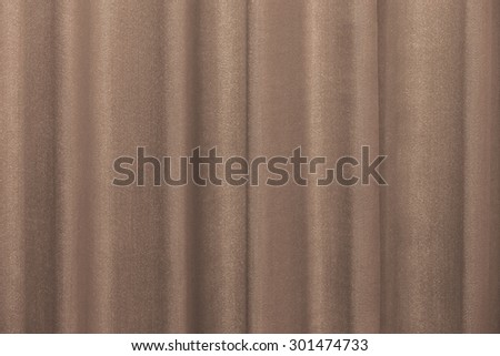 Shallow of Depth on Wave Luxury Curtain Cloth Fabric Wall Background Texture.