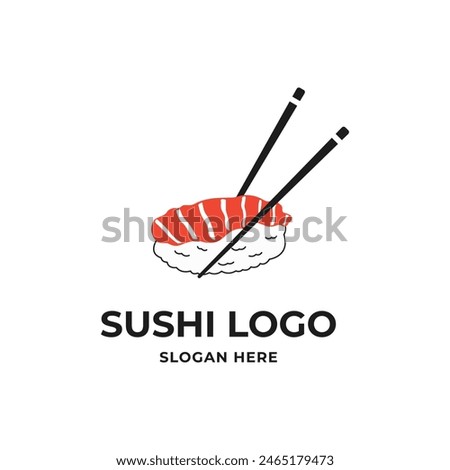 sushi logo design concept for restaurant menu