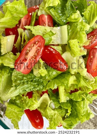 Similar – Image, Stock Photo Washing up bowl filled with the washed outdoor dishes, plates, cups and cutlery put on grass