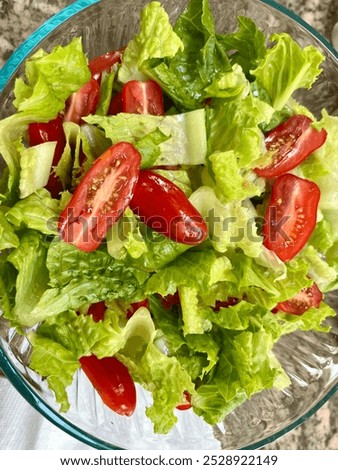 Similar – Image, Stock Photo Washing up bowl filled with the washed outdoor dishes, plates, cups and cutlery put on grass