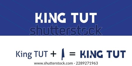 King TuT Logo design Egyptian beans coffee